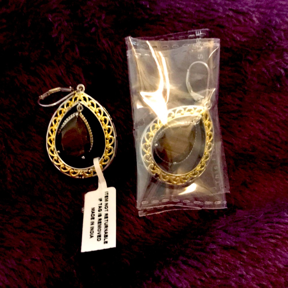 Chocolate Sapphire Earrings